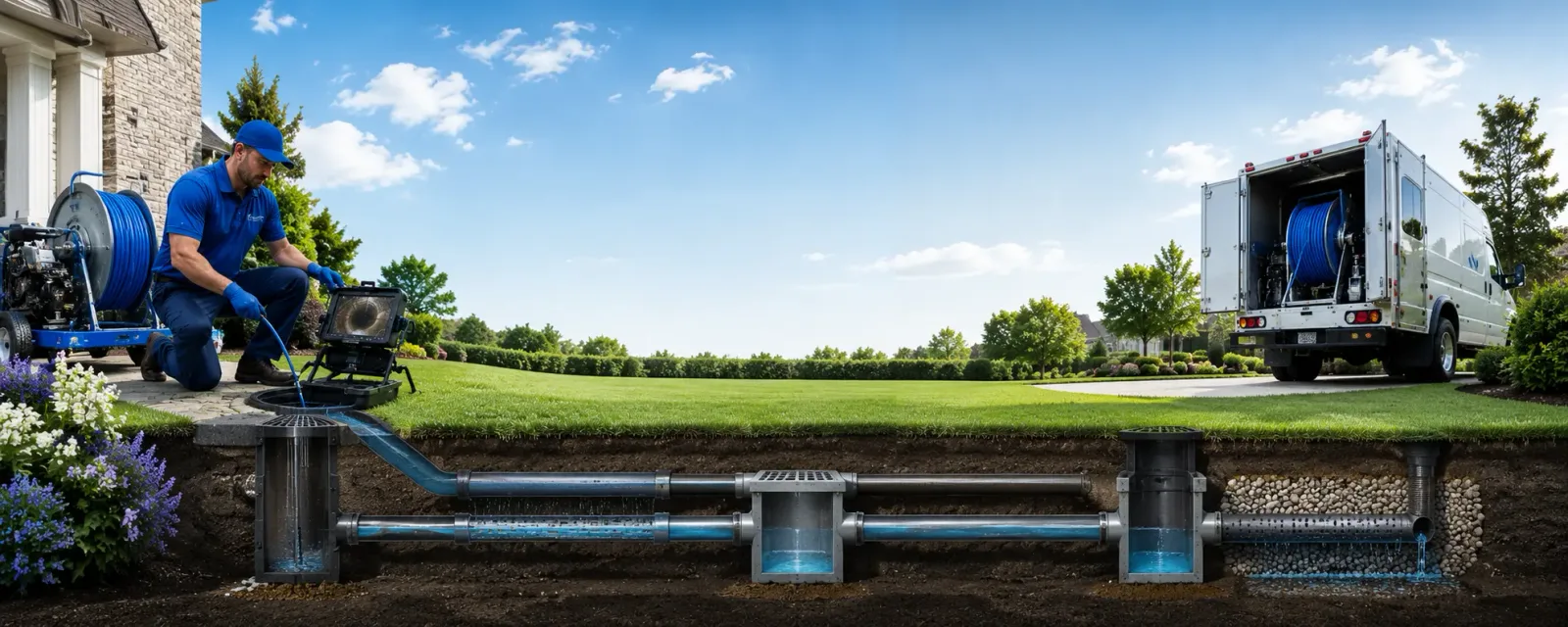Outdoor drain cleaning information for Tribune, KS